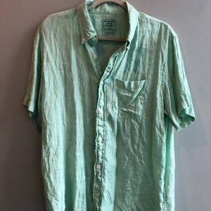 Teal Button Down Shirt